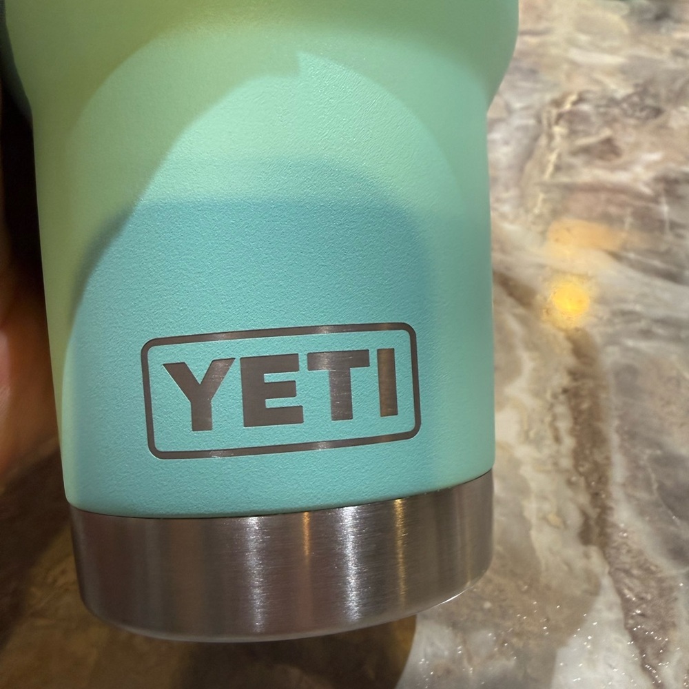 YETI Seafoam Green Tumbler - Picture 2 of 6